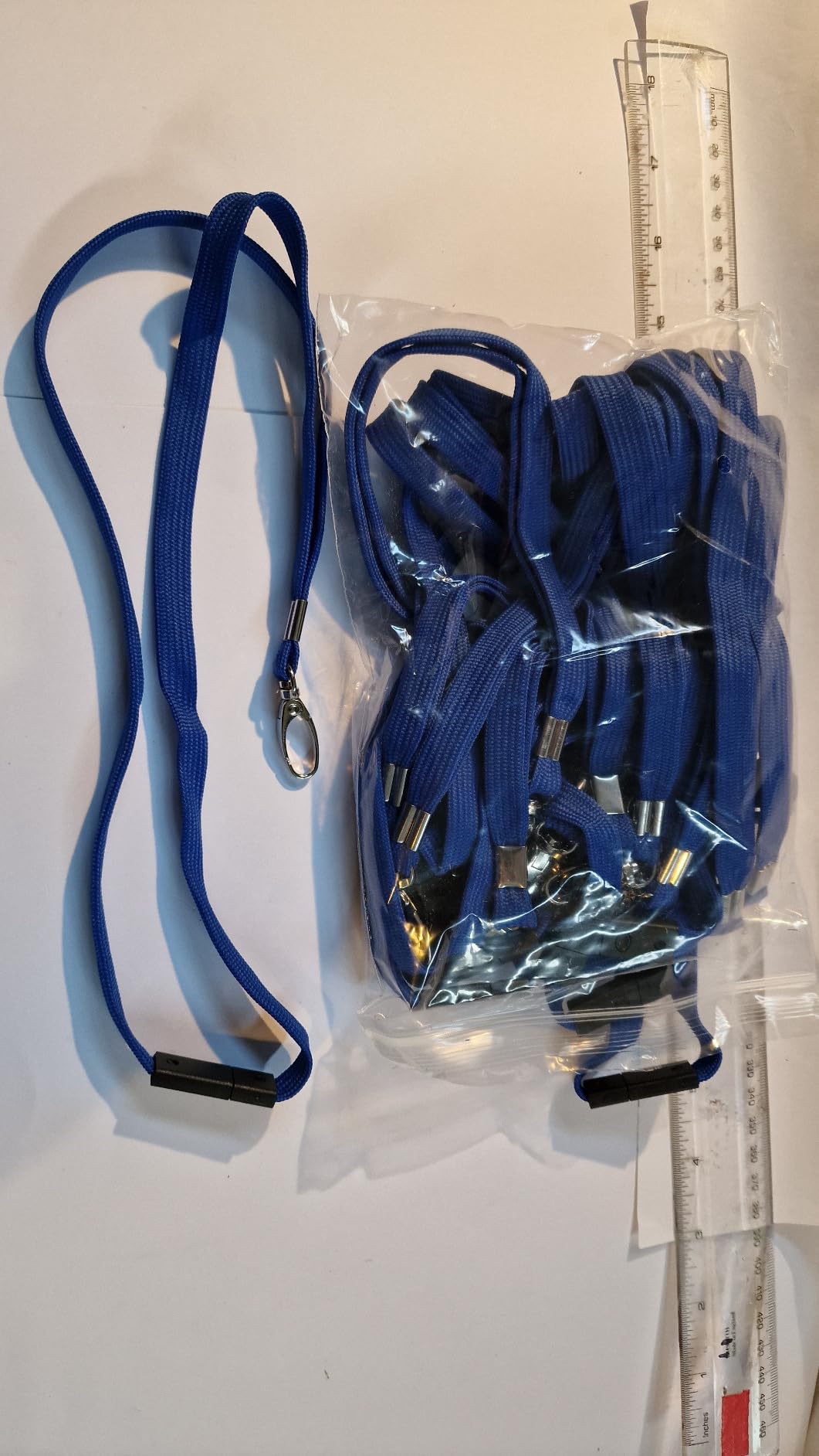 Gimars Lanyards for Neck with Safety Breakaways, 15pcs Blue Lanyards