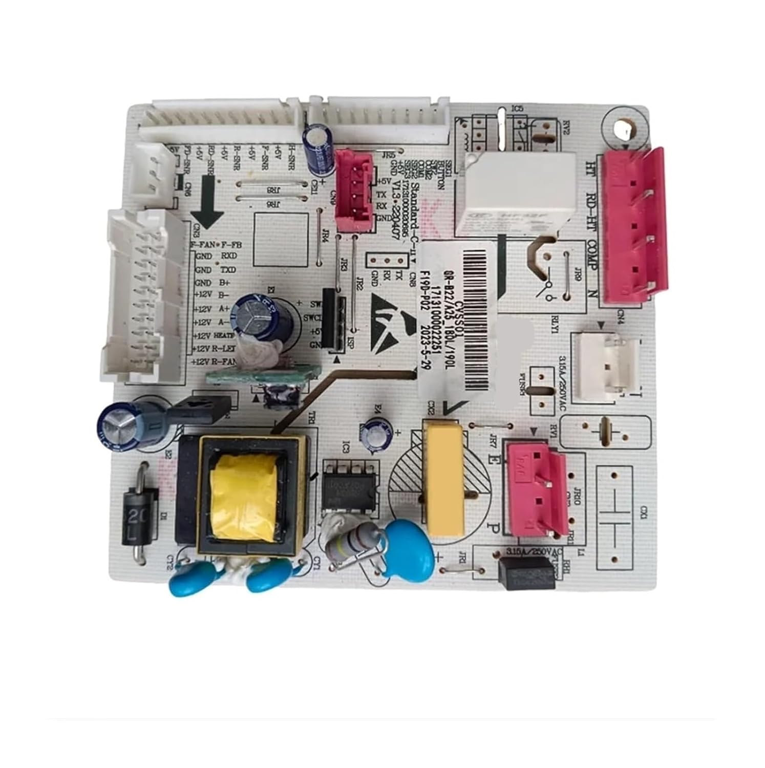 Refrigerator Power Board BCD-533WE - Compatible with 17131000019804 Computer for Efficient Cooling,26324