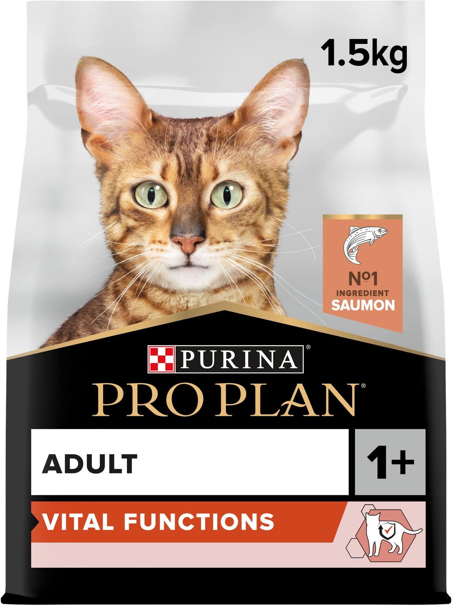 PURINA PRO PLAN | Optisenses Adult Dry Cat Food Salmon 1.5kg
