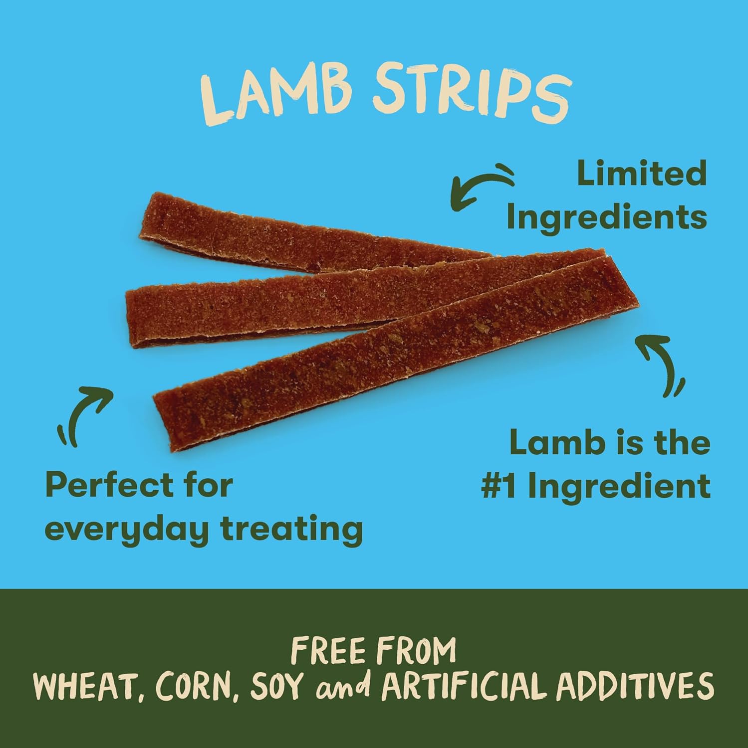 Pet 'n Shape Lamb Jerky Dog Treats - 9 Ounce