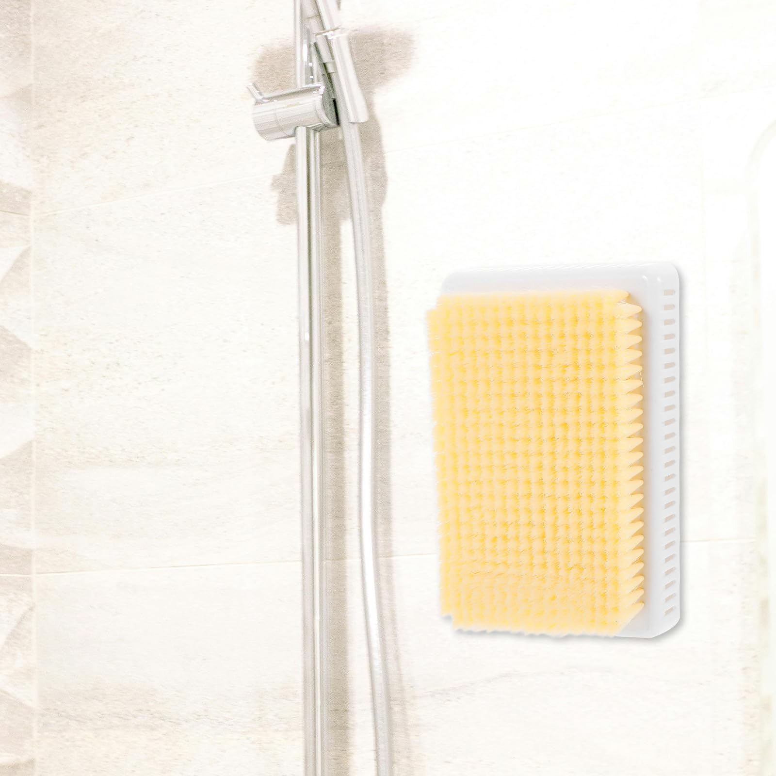 Angoily Rascador de Espalda y Masaje Corporal Diseño Multifuncional para Ducha y Plástico Resistente, Exfoliante para Pies Práctico para Baño