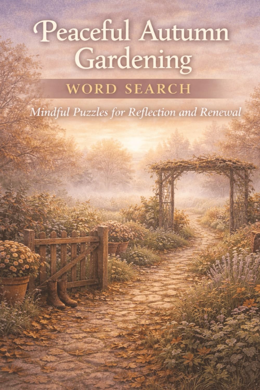 Peaceful Autumn Gardening Word Search: Mindful Puzzles for Reflection and Renewal