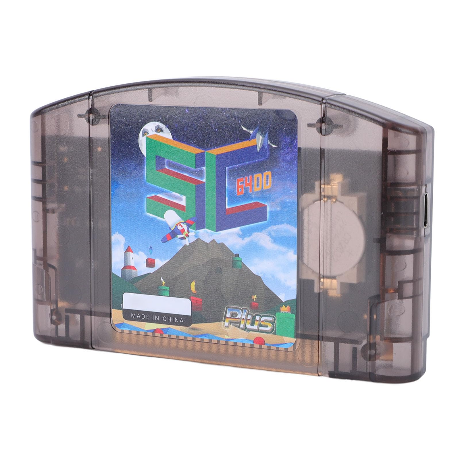 VBESTLIFE Cartuccia di Gioco Open Source, Cartuccia di Memoria Flash per Giochi retrò N64, velocità di Caricamento Rapida 23,8 MiB/s, Spazio di Archiviazione da 16 GB con Backup di Salvataggio (#1)