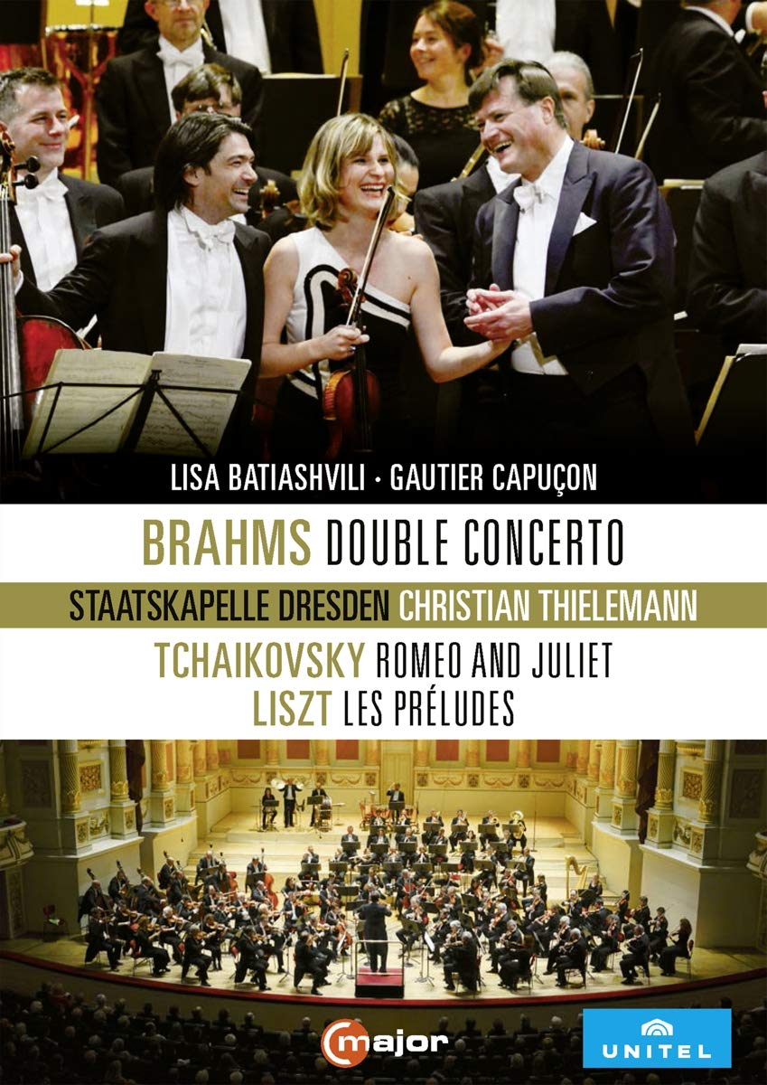 Brahms: Double Concerto [Lisa Batiashvili; Gautier Capuçon; Staatskapelle Dresden; Christian Thielemann] [C Major Entertainment: 757108] [DVD]