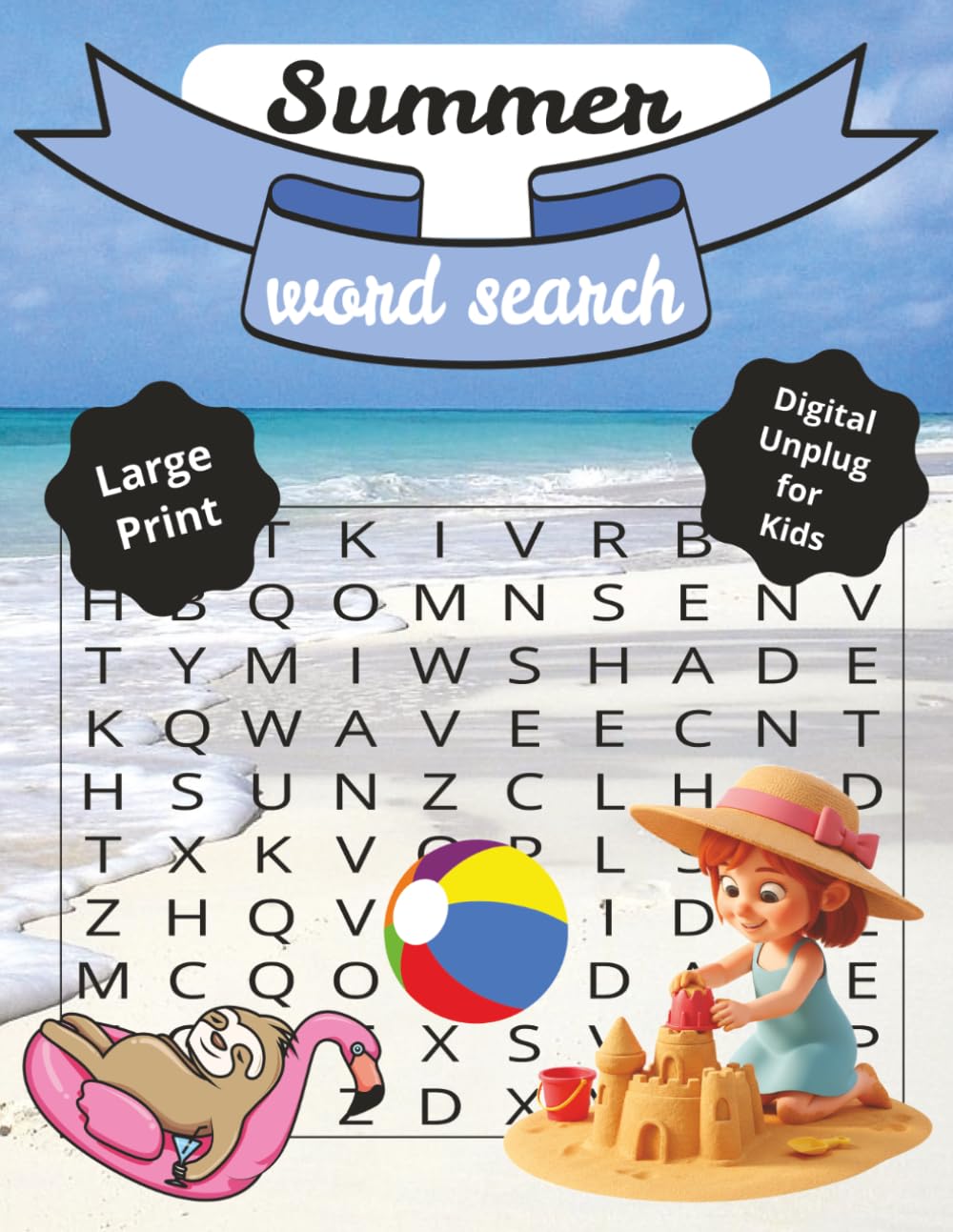 Summer word search: A Fun Themed Word Find Book (Fun and Relaxing Word Search Collection for Kids)