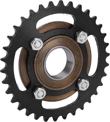 Miniatura 7 de Dilwe Plato de triciclo eléctrico, 420 34T piñón volante sin dientes para ATV -Kart