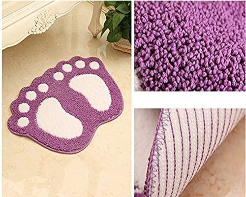 Miniatura 4 de Tapete de baño antideslizante para inodoro, bonito tapete para pies grandes, suave y absorbente, tapete antideslizante para baño, cocina, decoración