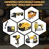 Batería 20V Max de larga duración 6.0Ah de repuesto para baterías Dewalt 4-Pack | Compatible con herramientas eléctricas y cargadores Dewalt 20V, reemplaza baterías Dewalt 20V DCB206/205/204/203/201, ideal para uso doméstico 5