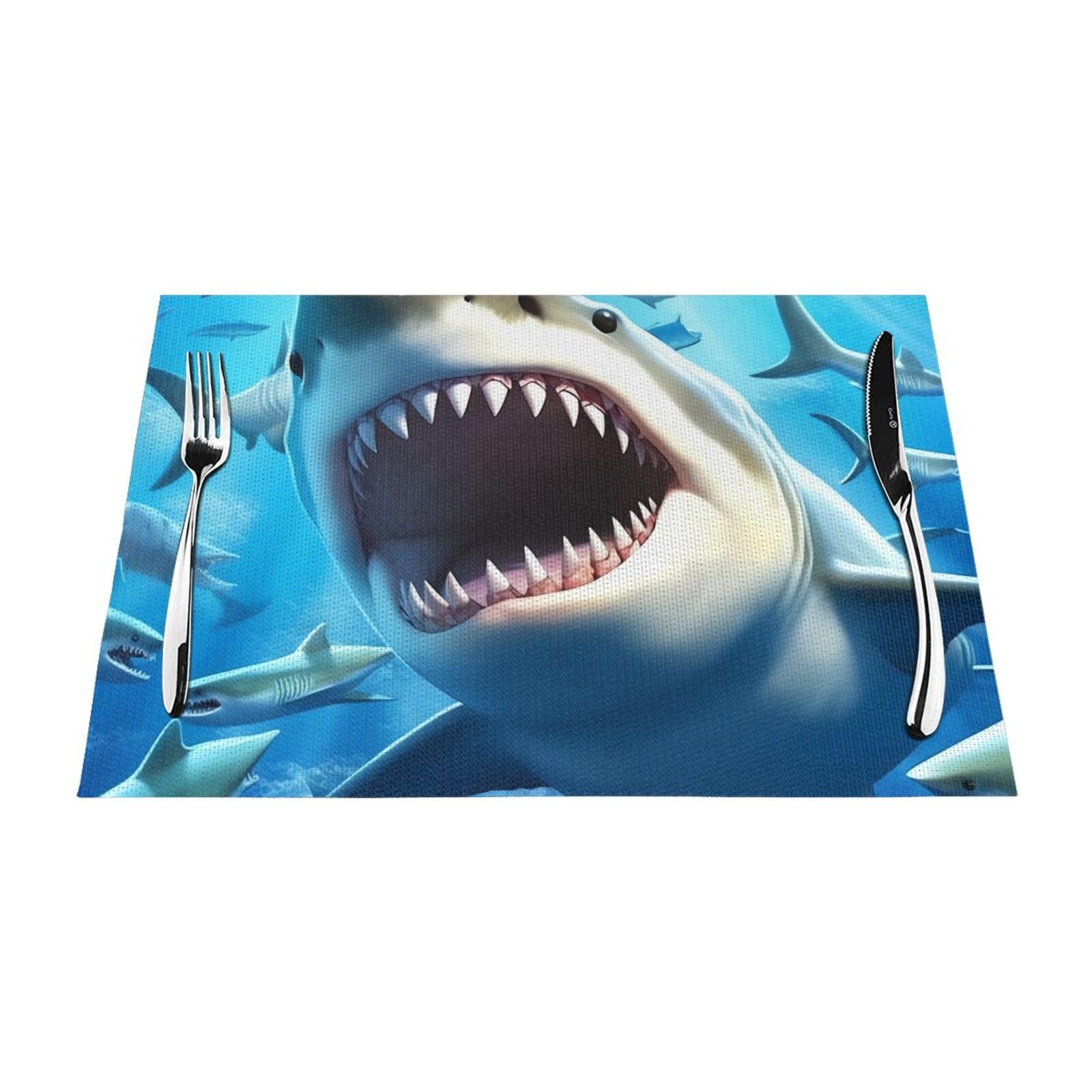Set de table requin résistant à la chaleur pour table de salle à manger