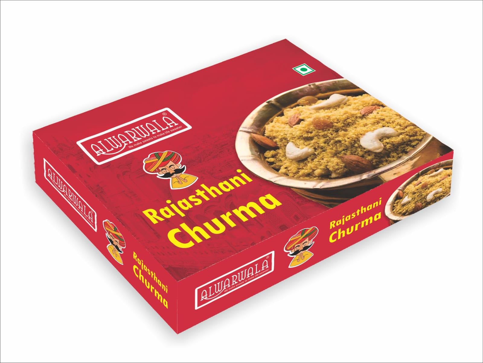 Rajasthani Churma 500g | Traditional Sweet Dal Bati Churma | Fresh Desi Ghee & Dry Fruits | Authentic Homemade Taste | Ready to Eat.-image-9