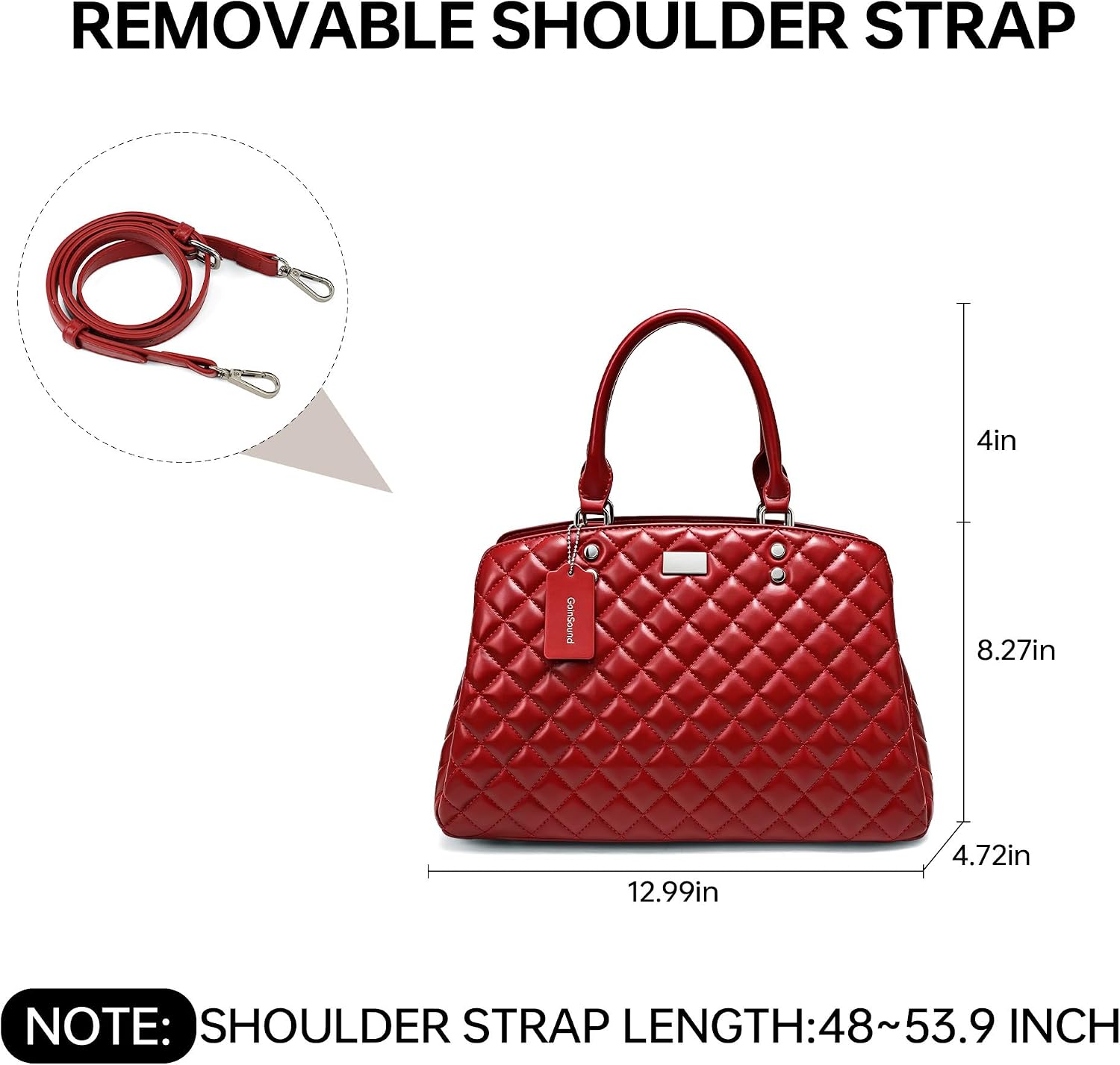Purses and Handbags for Women Quilted Crossbody Bags for Women Classic Shoulder Satchel Bag