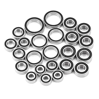 Steel Rubber Front and Rear Axle Bearing Kit for Tra-xxas TRX-4 Sport