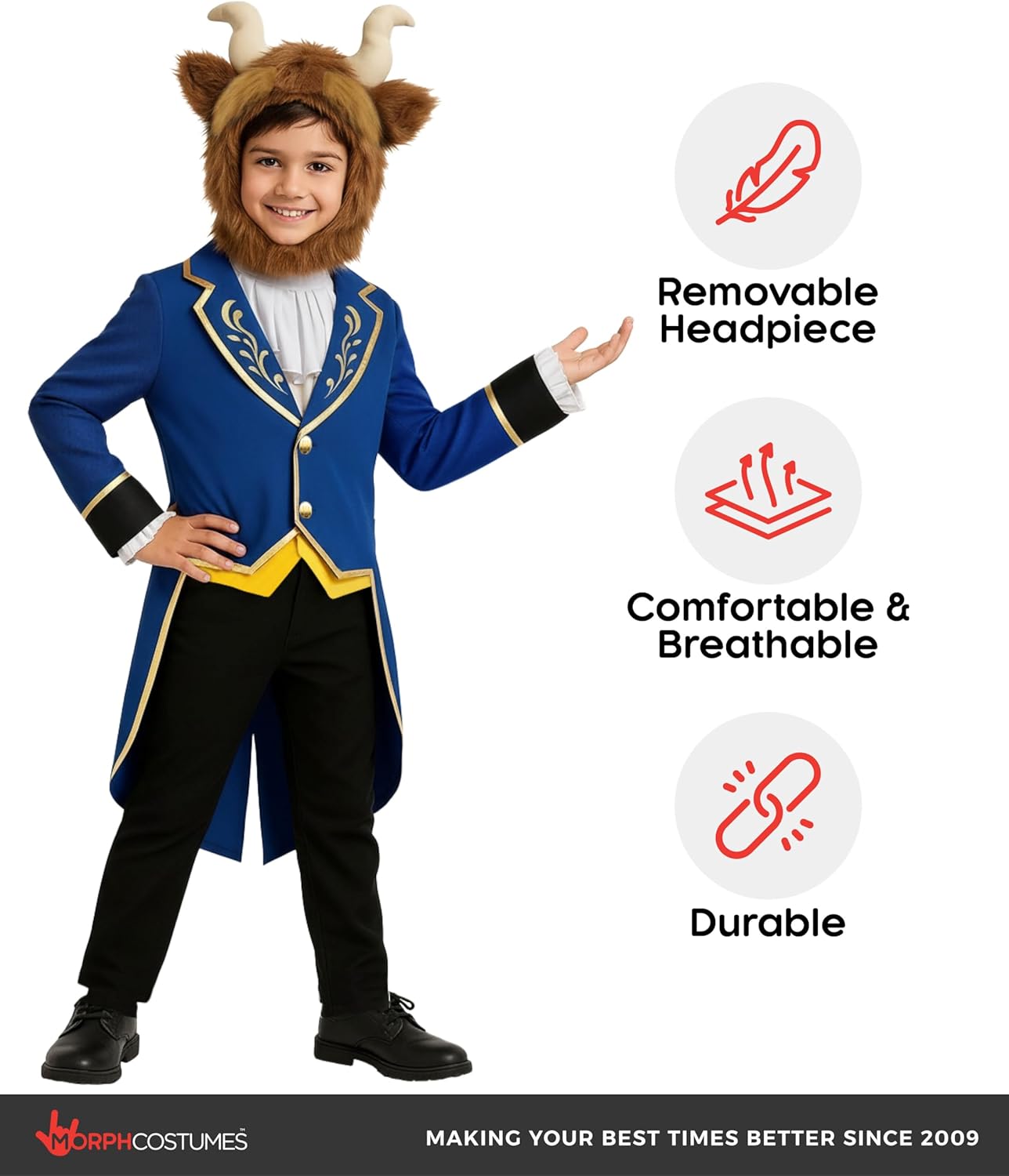 Morph Beast Costume For Boys, Beast Boy Costume Kids, Boys Halloween Costume