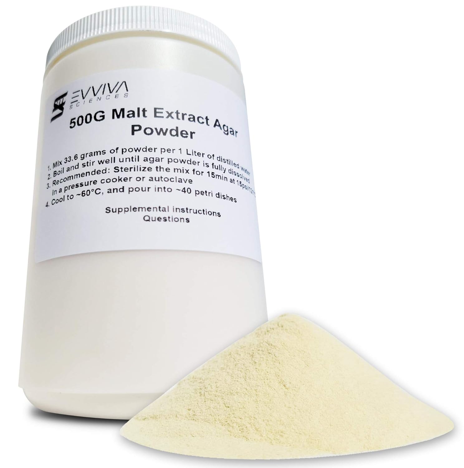 Malt Extract Agar Powder 500 Grams Evviva Sciences Make Over 500