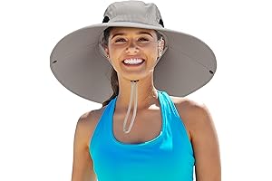 Solbari Hats for Women: Leotruny Women Super Wide Brim Sun Hat UPF 50+