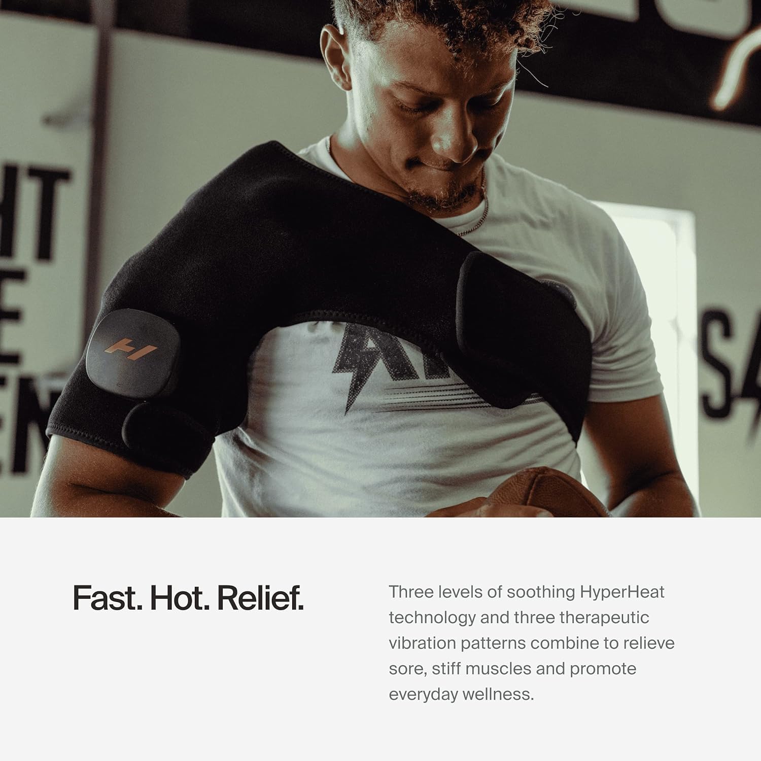 Hyperice Venom 2 Épaule droite Enveloppement chaleur vibrations