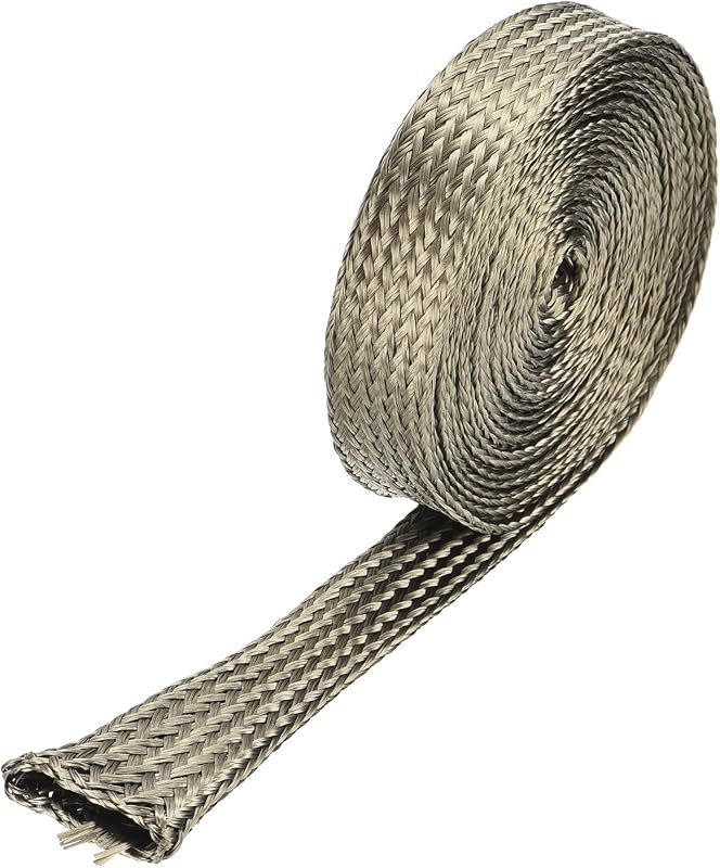 Manga de proteção térmica MECCANIXITY para fios e linha de combustível, diâmetro interno de 10 mm, 800 °C – 3 m