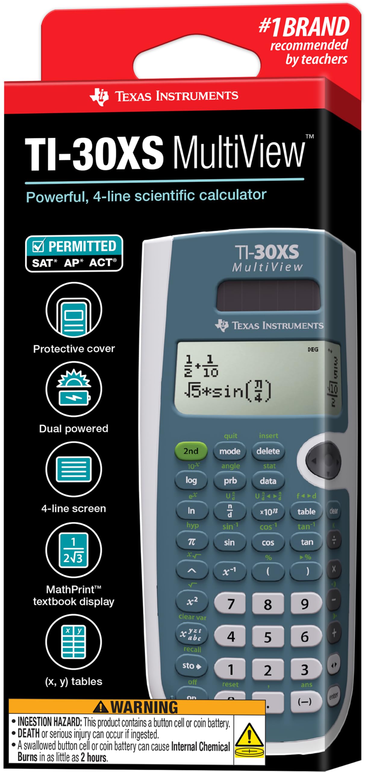 Texas Instruments TI-30XS MultiView Scientific Calculator product thumbnail 7