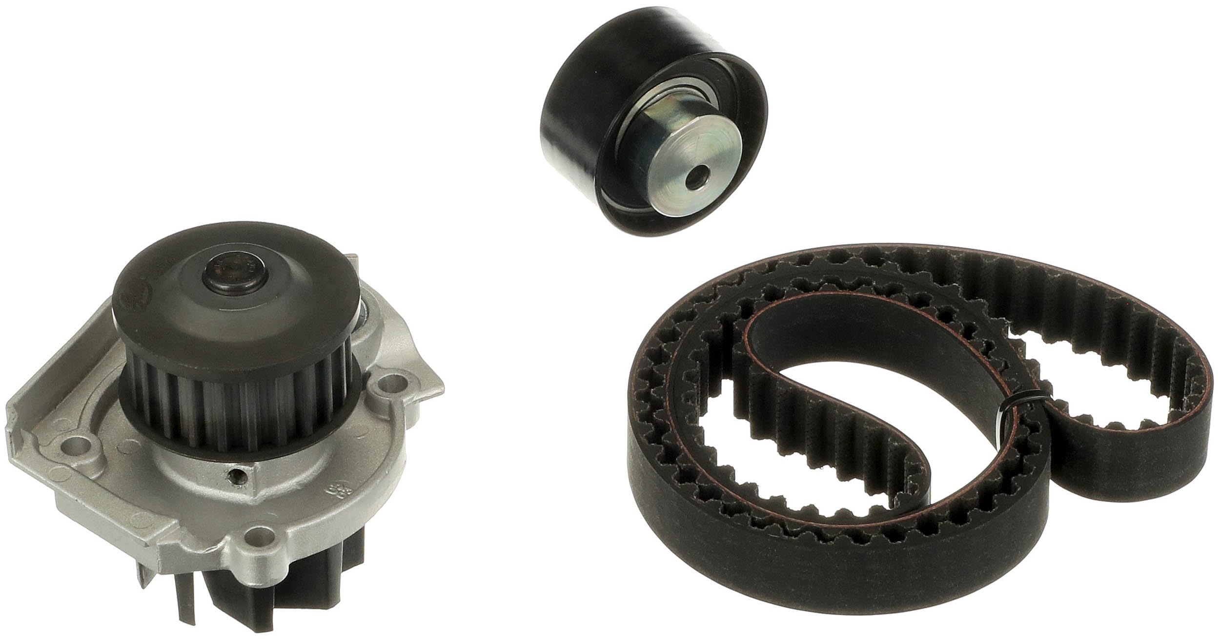 GATES KP15673XS Kit cinghia distribuzione pompa acqua N° denti: 124 29 mm con pompa acqua Compatibilità con ABARTH 500/595 / 695 Hatchback 312, FIAT 500L 351, 352 124 Spider 348, JEEP Compass MP, M6