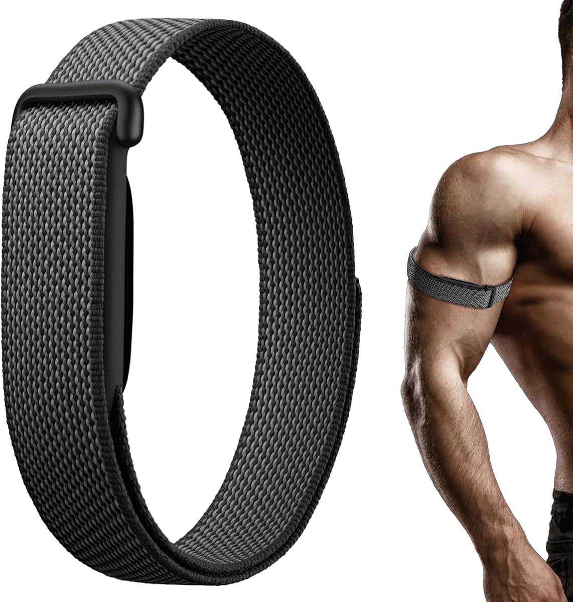 Elastic Nylon Sport Bicep Bands Compatible with Google Fitbit Air Band