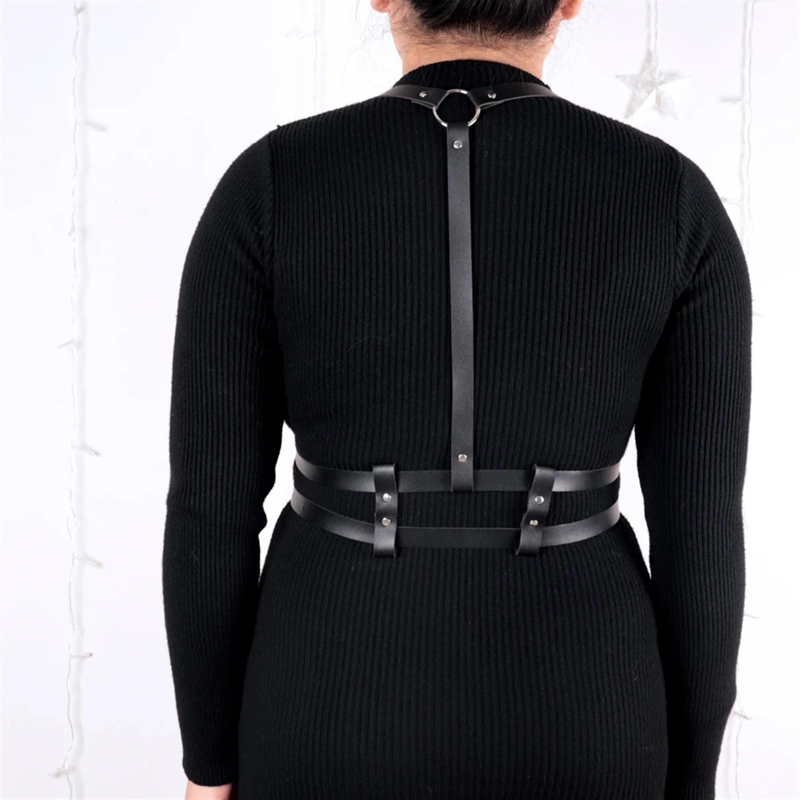 LYJZYXGS Plus Size Sexy Women Chest Harness Belt Leather Sword