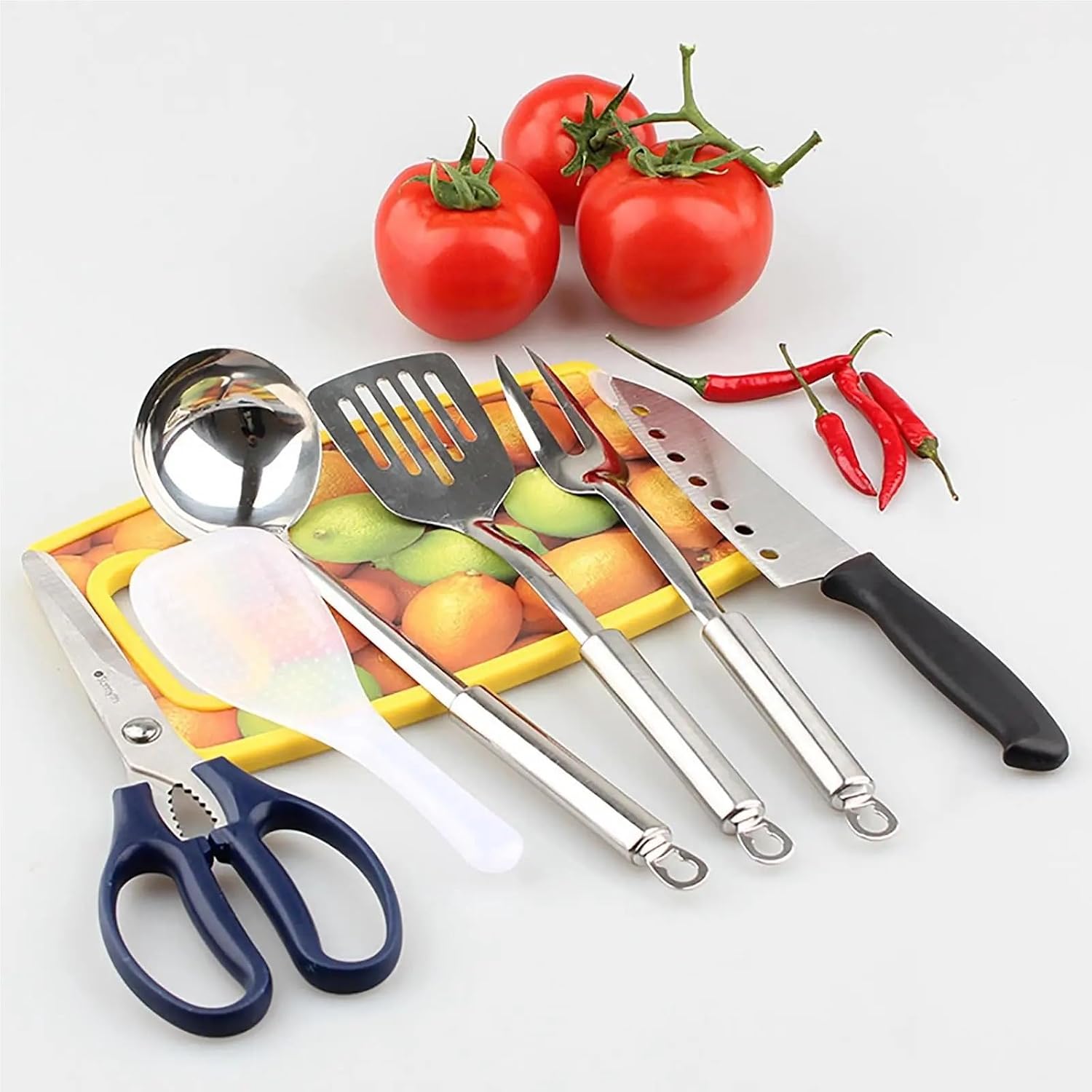Camping Utensil Set 2 pcs Camping Kitchen Utensil Set with Carrying Bag BBQ Beach Hiking Travel Organizer Storage Pack Cook for Travel(Green)