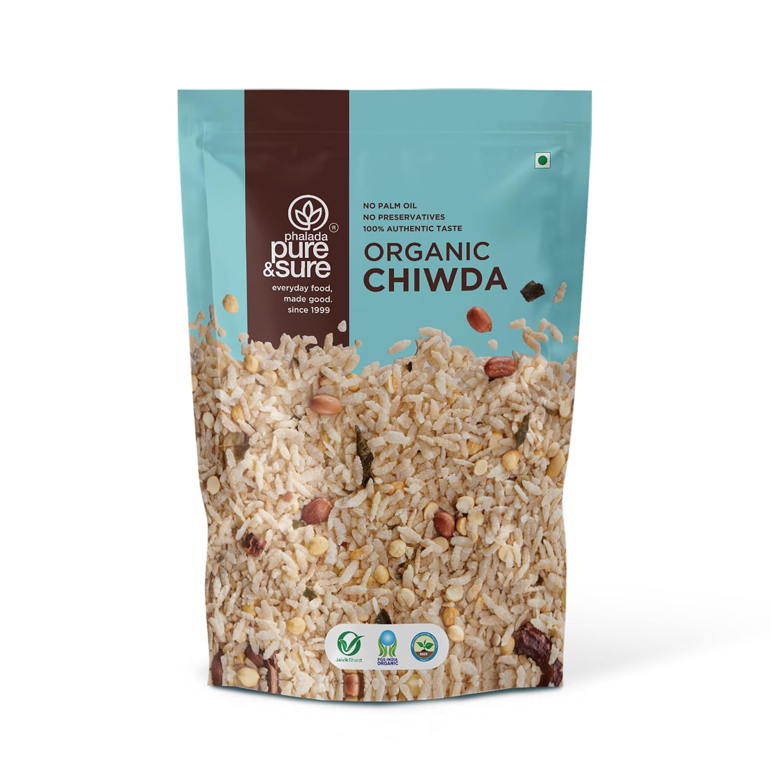 Pure & Sure Organic Chiwda Namkeen 100gm | Organic Snacks