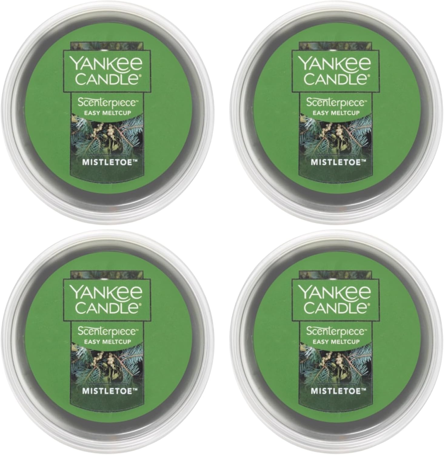 Yankee Candle Shimmering Christmas Tree Scenterpiece Easy MeltCup (Pack of 6)