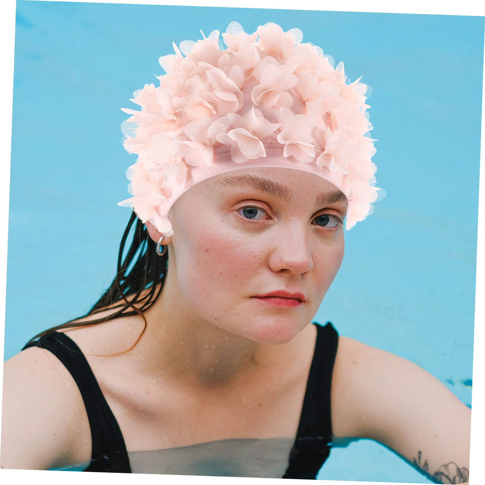 Toyvian 2 Cuffietta per con Design e Traspirante per Piscina Rosa Esperienza Piacevole Attrito