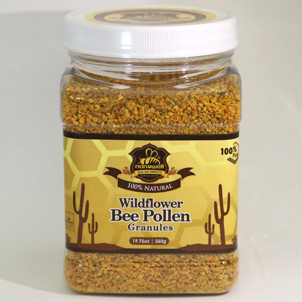 Nanowell® - Arizona Desert Wildflower Bee Pollen Granules 19.75 Oz (1.234 Lb / 560g)
