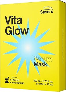 Dr. Savers Vita Glow Face Serum Mask, 0.67 Fl...