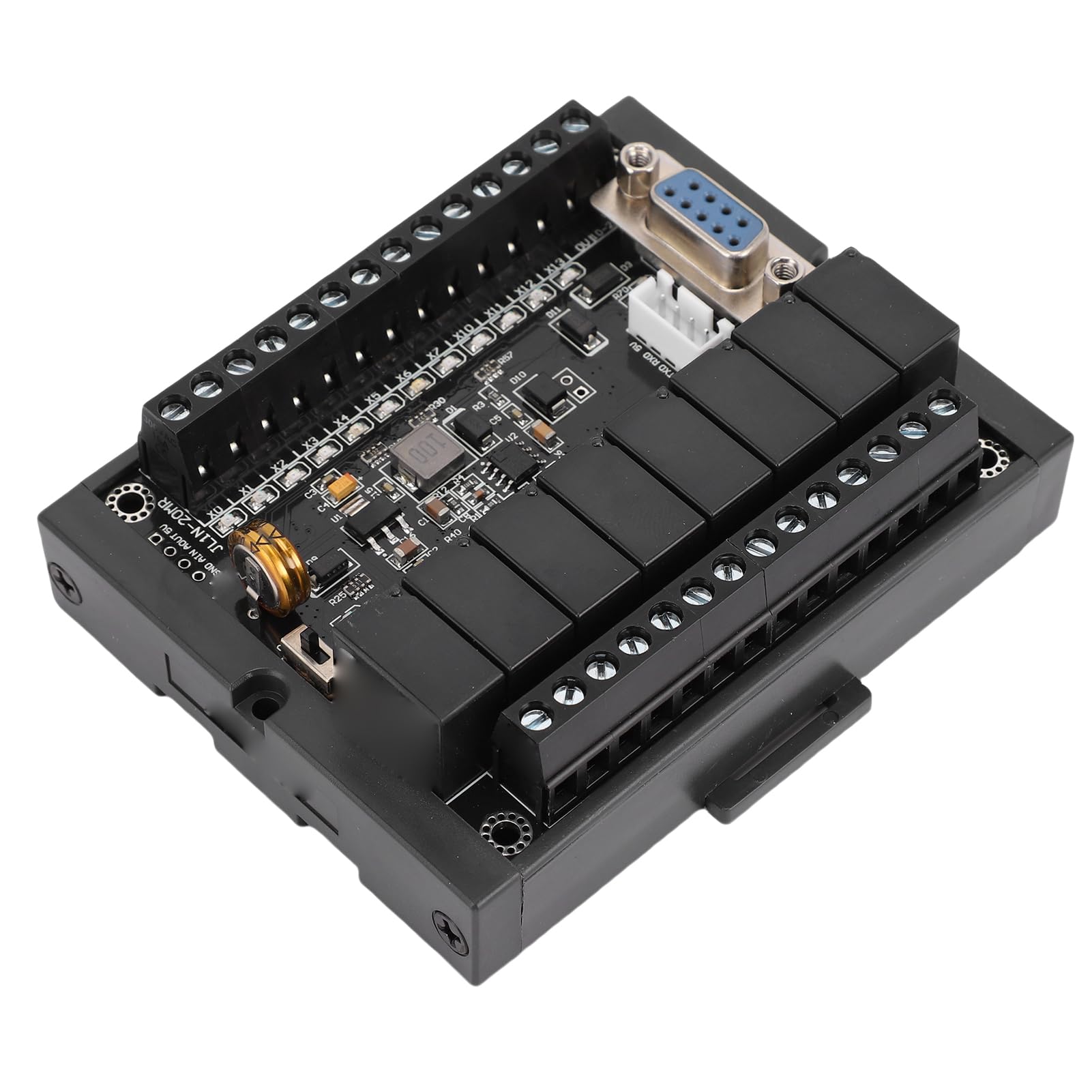 Wakects Płyta PLC, Przemysłowy Programowalny Sterownik Logiczny z Modułem wyjść Przekaźnikowych, 32-bitowy MCU do Sterowania automatyką