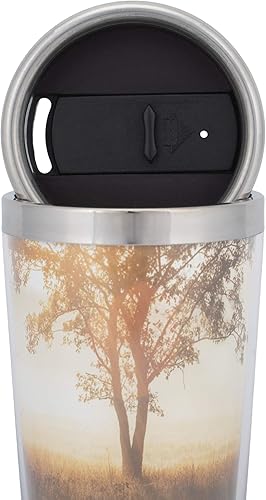 Miniatura 6 de Pastor Nature Scene - Taza de viaje aislada de acero inoxidable con tapa (16 onzas)