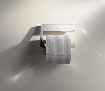 KEUCO Moll Open Shape Chrome Metal Toilet Roll Holder