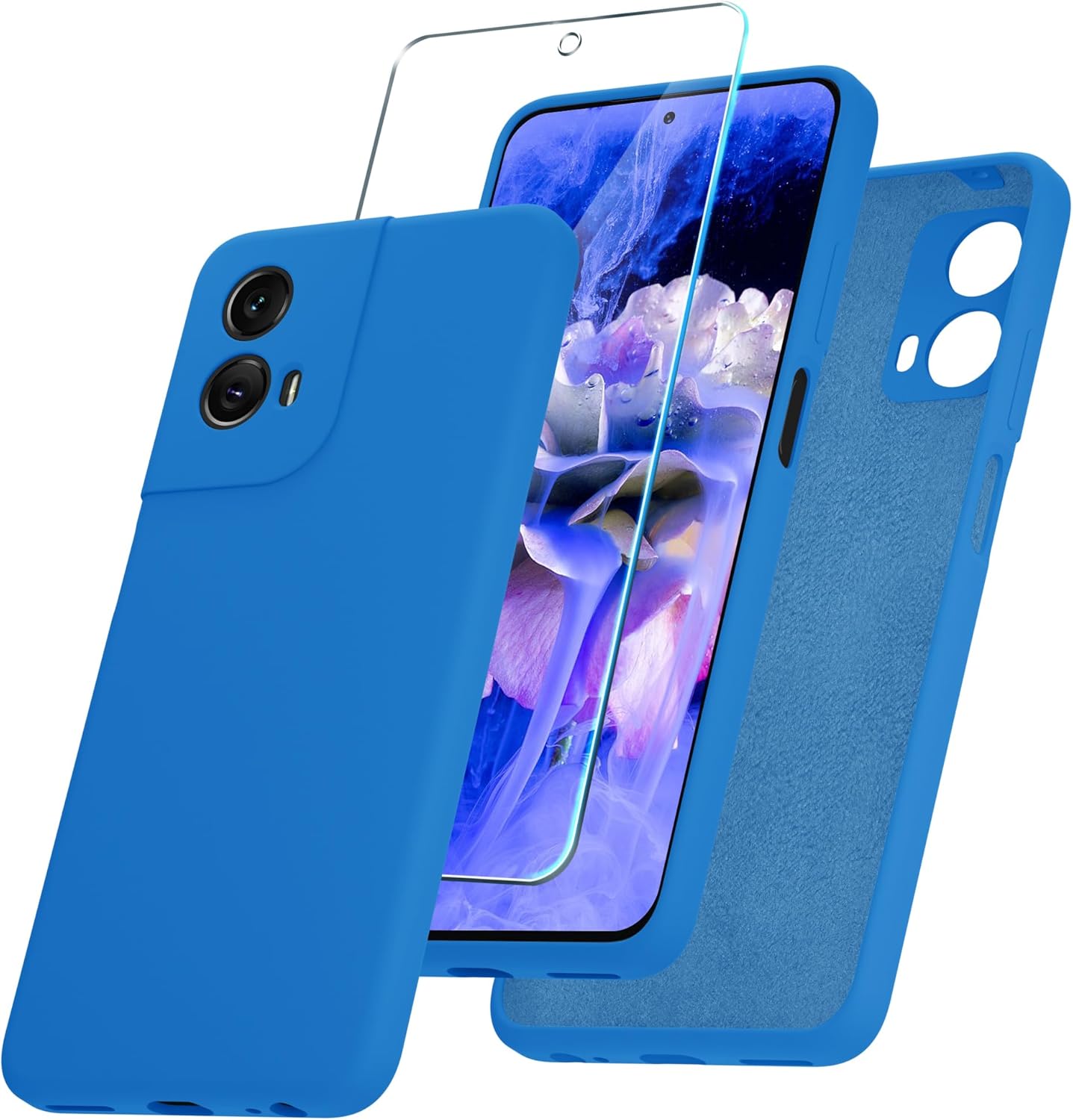 YENAPOON for Motorola Moto G 5G 2024 Case, Silicone Phone