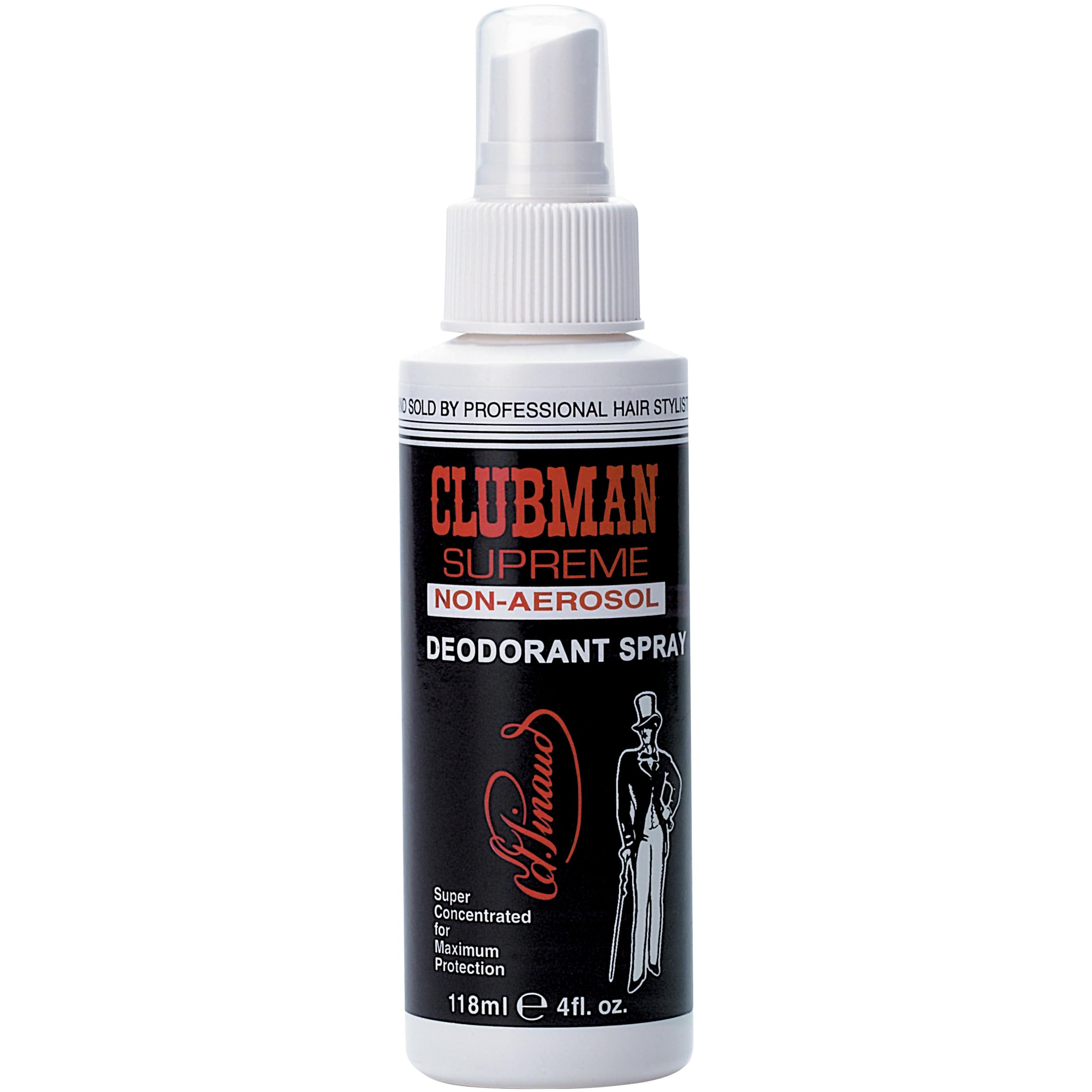 Supreme Non-Aerosol Whole Body Deodorant Spray – Classic, Aluminum Free Deodorant Spray for Men, Alcohol-Free, 4 fl oz