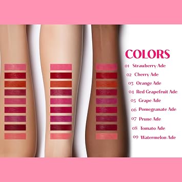 ETUDE Dear Darling Water Tint Cherry Ade, Lip and Cheek Stain, Watercolor Blush Tint for Sun-Kissed Flush, Smudge Proof Korean Lip Tint, Lightweight K-Beauty Makeup, 9g