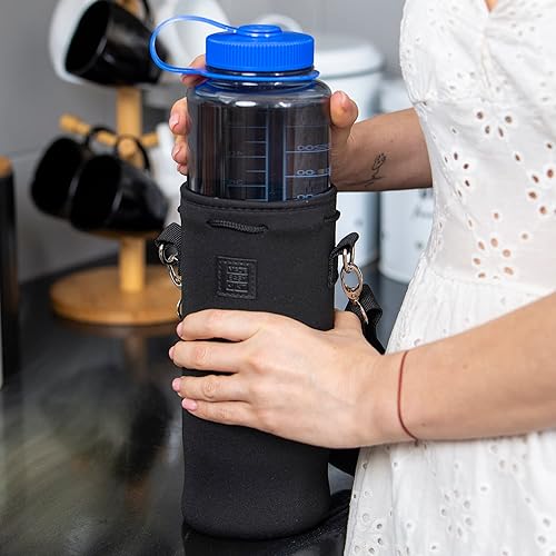 Miniatura 4 de Made Easy Kit de bolsa de neopreno para botella de agua al hombro, ajustable, disponible en cuatro tamaños diferentes