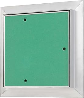 Revisionsklappe Trockenbau 200 x 200 mm – Revisionstür - Wartungsklappe mit 25 mm imprägnierter GK-Einlage und Druckverschluss – aus korrosionsbeständigem Aluminium – befliesbar – MW multi werkzeug