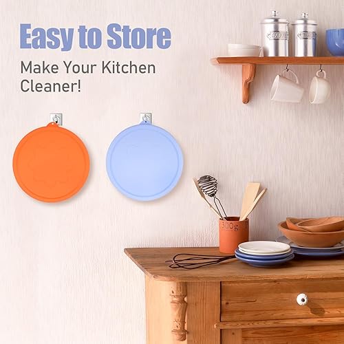 Miniatura 7 de Tapas redondas de repuesto de silicona para Pyrex 7202-PC, 7200-PC, 7200-PC, 7201-PC, 7402-PC, 7402-PC, 8 tapas de almacenamiento, aptas para