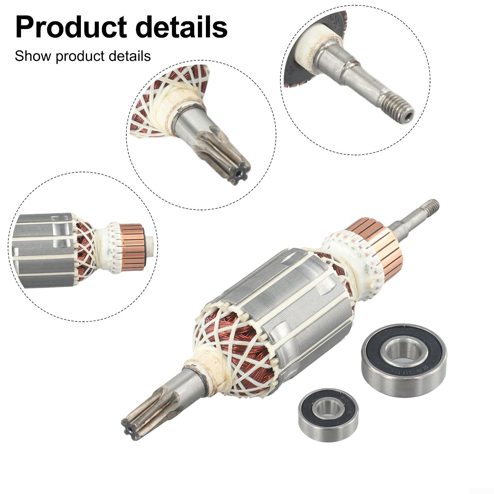 Parti di ricambio per armatura ROTOR per martelli elettrici (per HR4001CHR4010CHRHRC Parte # 5136337)