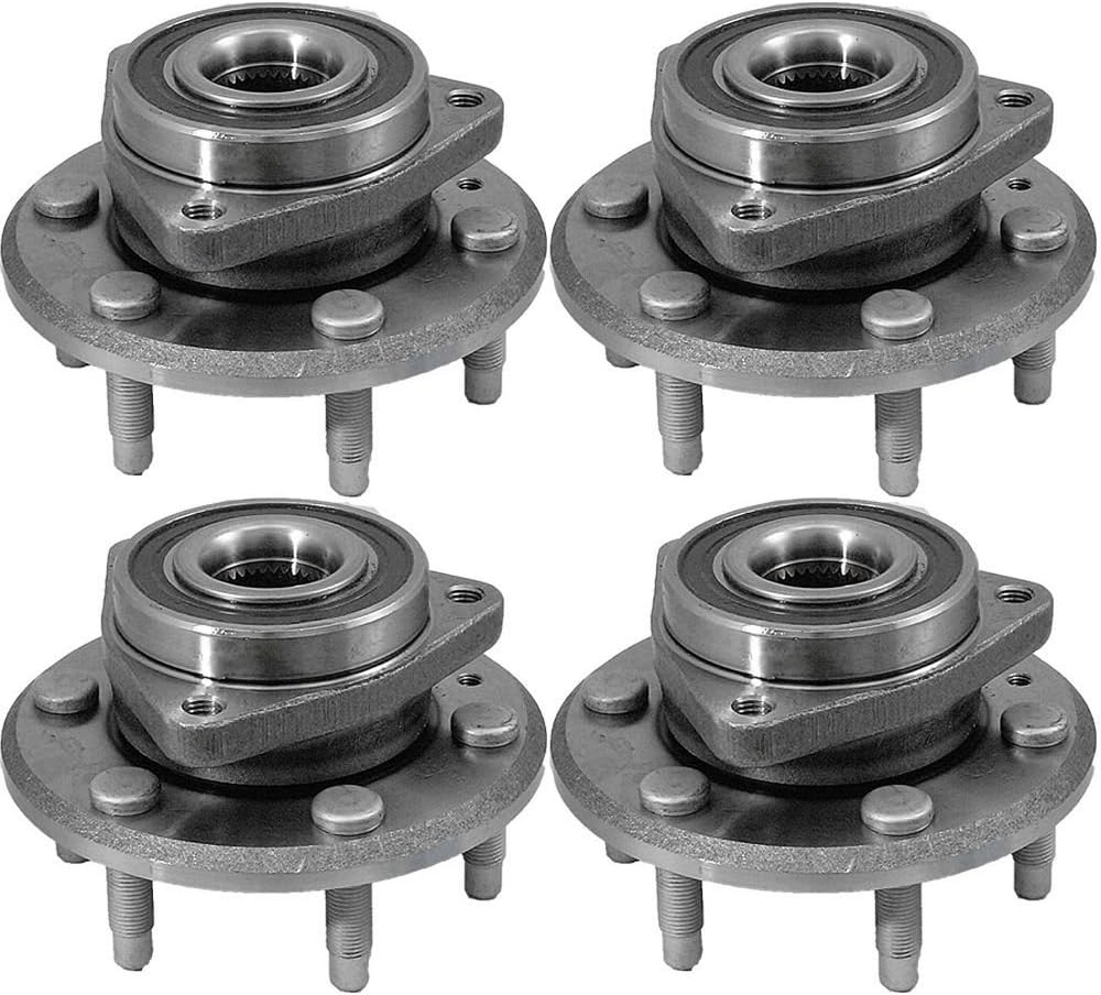 Set of 4 Premium Front+Rear Wheel Hub Bearing Assembly (Left and Right Side