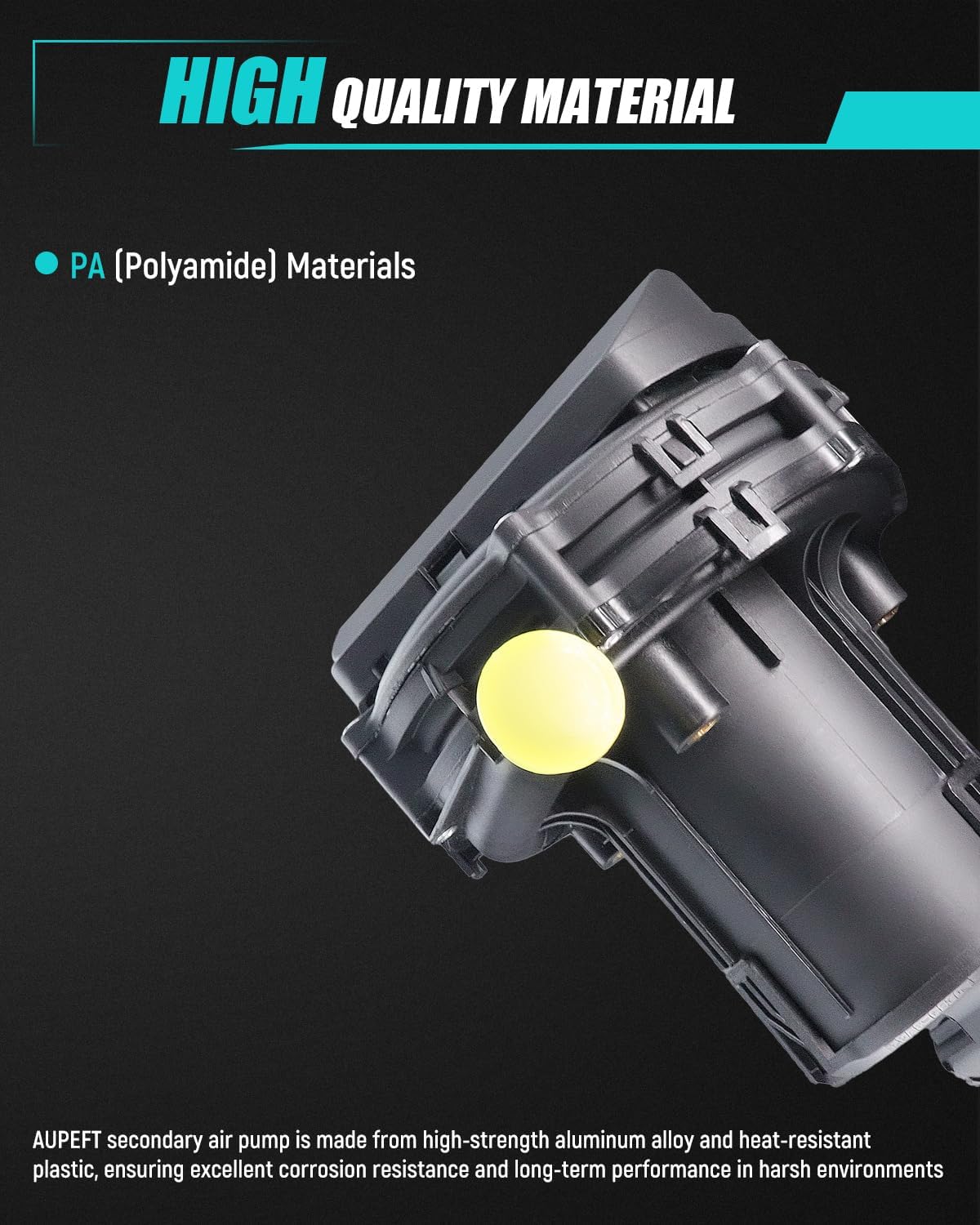 Secondary Air Injection Pump for:-BMW 325i 2001 2002 2003 325Ci 2001-2006 323i 323is 330i 330Ci 330xi 325xi 323Ci 328Ci 328i Base 1999-2006 2.5L 2.8L 3.0L Smog Pump OE# 1172755305