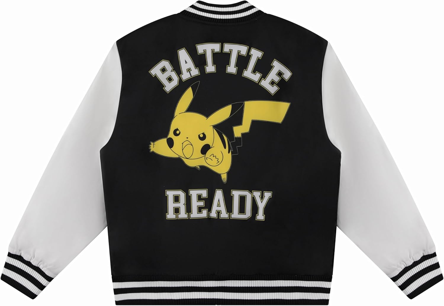 Pokemon Battle Ready Varsity Bomber Jacket for Boys - Toddler & Kids Bomber Jacket - Retro Style Zip-Up Kids Varsity Jackets - Image 2