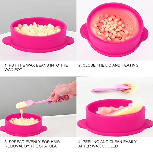 Miniatura 6 de Olla de repuesto para calentador de cera, cuenco de depilación para máquina depiladora, máquina de calentamiento de cera, olla interior reutiliza