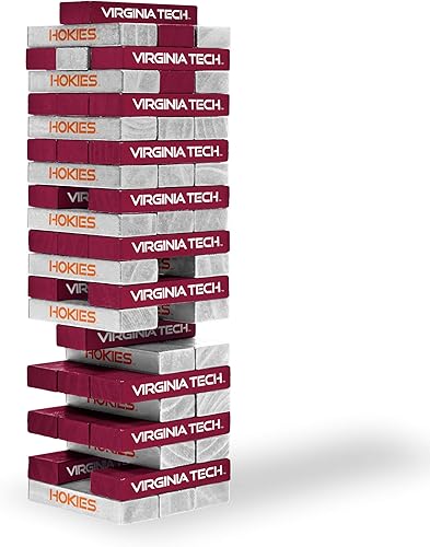 Vista 27 de Wild Sports NCAA Pro Football Tabletop Stackers Block Game for College Football Fan, Dorm Game, Tailgate