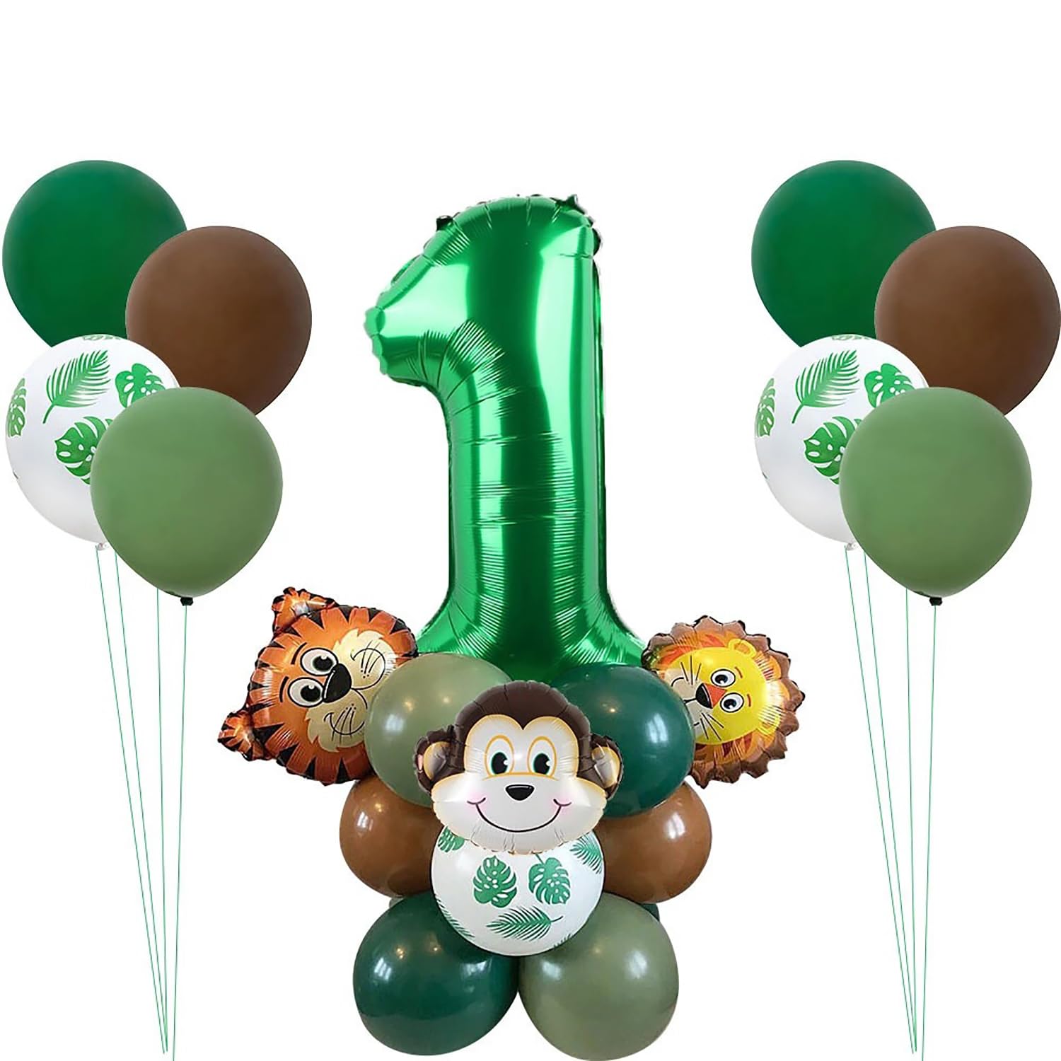 Birthday Balloon Decorations Jungle Safari Animal Pattern Balloons Jungle Theme Party Supplies, Wild Safari Zoo Jungle Theme Birthday Party (1)