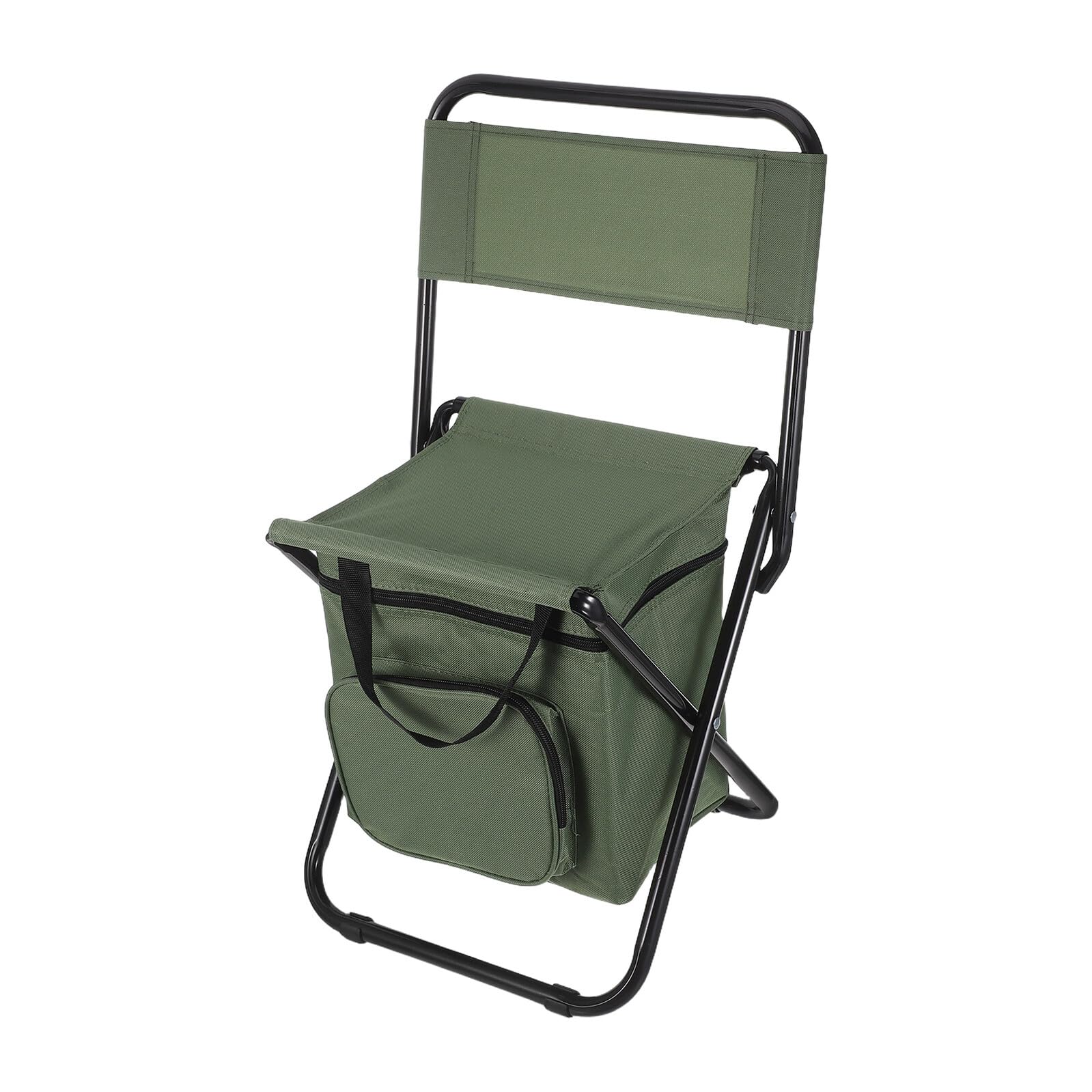 Chaise de camping pliable militaire avec glacière anti-chaleur intégrée