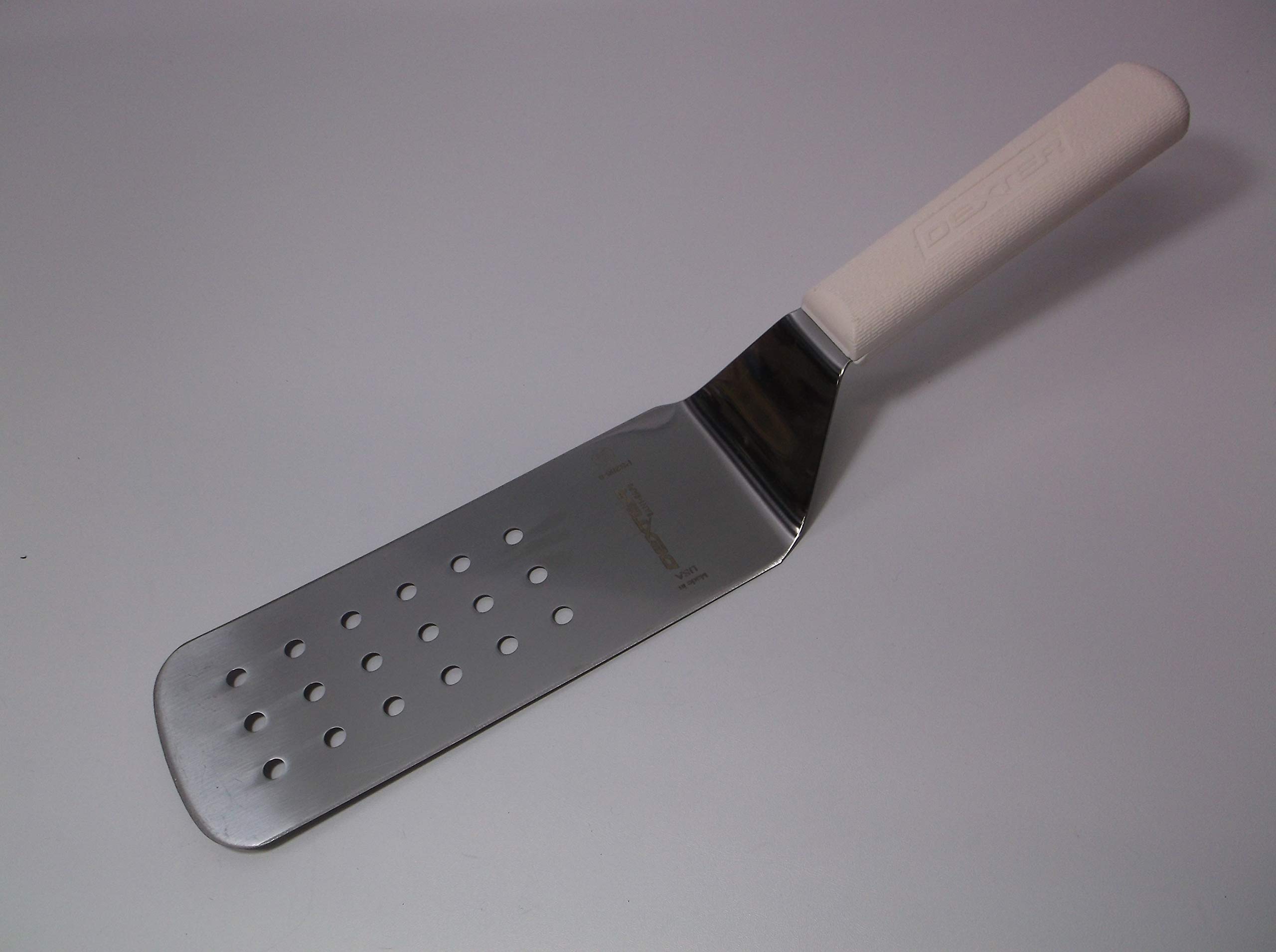 Dexter Russell USA White Handle Grill Turnr Flip 8x3 PS286-8 Perforated Factory Second