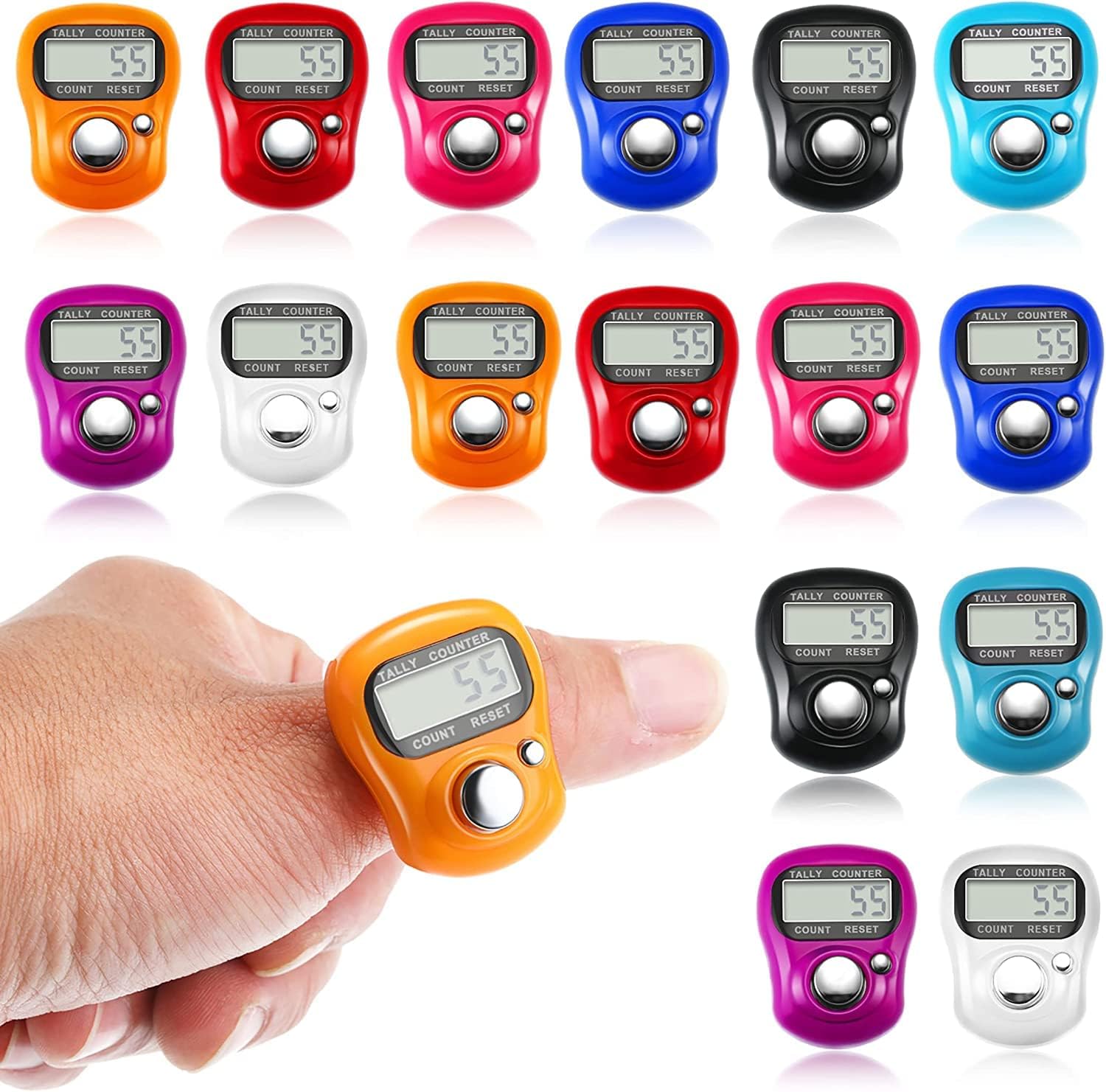Digital Finger Ring Tasbeeh Tasbih Tally Counter Timer Religious Knitting Row Electronic Digital Tasbeeh Tasbih Tally Counter Timer Beads for Islam Muslim Prayer Golf Player